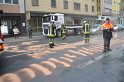 Stadtbus fing Feuer Koeln Muelheim Frankfurterstr Wiener Platz P251